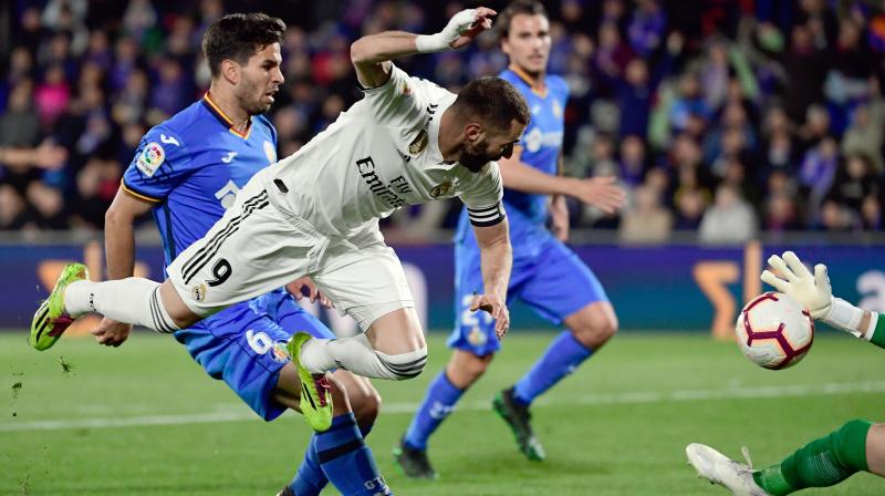 The real madrid striker has score 21 goals in 34 appearances in La Liga's current season. (Photo: AFP) The real madrid striker has score 21 goals in 34 appearances in La Liga's current season. (Photo: AFP)