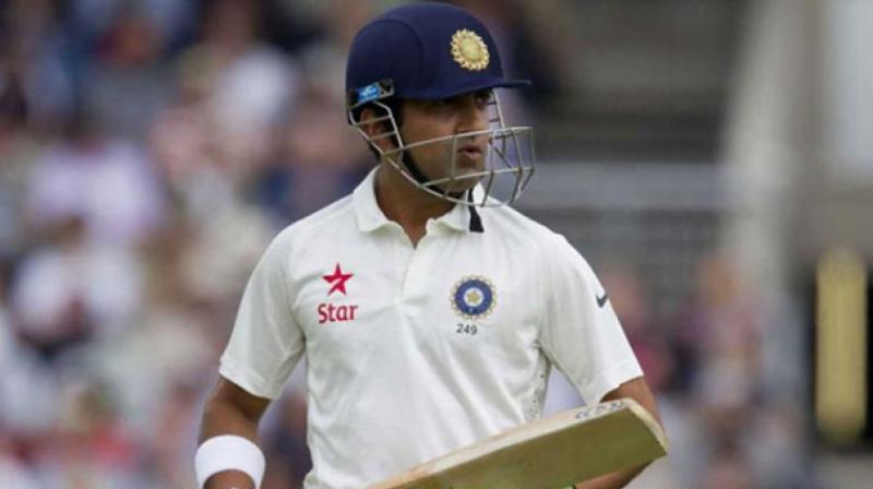 Gautam Gambhir lost his place as Indian opener in Vizag Test to KL Rahul. (Photo: AFP) Gautam Gambhir lost his place as Indian opener in Vizag Test to KL Rahul. (Photo: AFP)
