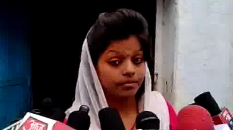 Nancy married Jeetendra in April this year. However, after staying at his residence for some time she decided to come back to her parents' house. (Photo: ANI) Nancy married Jeetendra in April this year. However, after staying at his residence for some time she decided to come back to her parents' house. (Photo: ANI)
