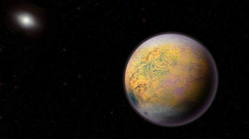 A round frozen world just 186 miles (300 kilometres) across, the Goblin was spotted by astronomers in 2015 around Halloween, thus its spooky name. (Photo: AP) A round frozen world just 186 miles (300 kilometres) across, the Goblin was spotted by astronomers in 2015 around Halloween, thus its spooky name. (Photo: AP)