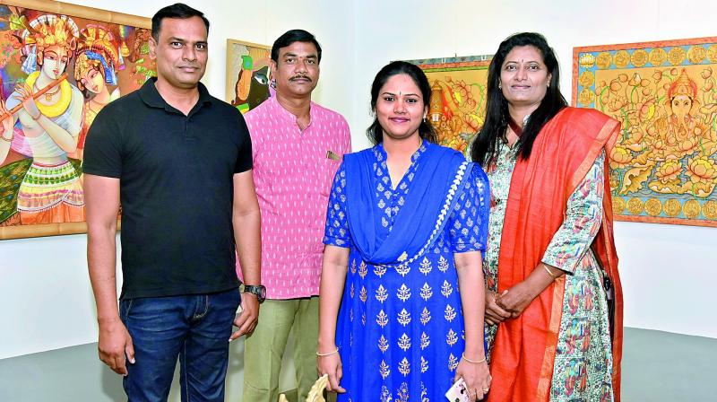 From left to right: Pramod Reddy, Ahobilam Prabhakar, Udaya Chiluveru and Gouri Vemula. From left to right: Pramod Reddy, Ahobilam Prabhakar, Udaya Chiluveru and Gouri Vemula.