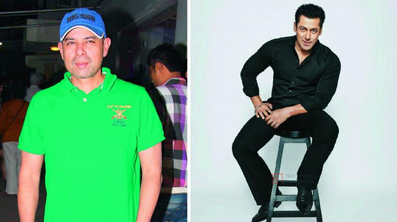 Atul Agnihotri and Salman Khan. Atul Agnihotri and Salman Khan.
