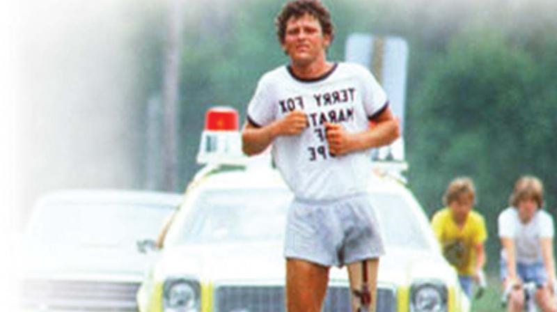 A file picture of Terry Fox used for representation purpose only. A file picture of Terry Fox used for representation purpose only.
