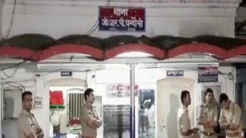 GRP personnel looted Rs 50,000 from a businessman. (ANI) GRP personnel looted Rs 50,000 from a businessman. (ANI)