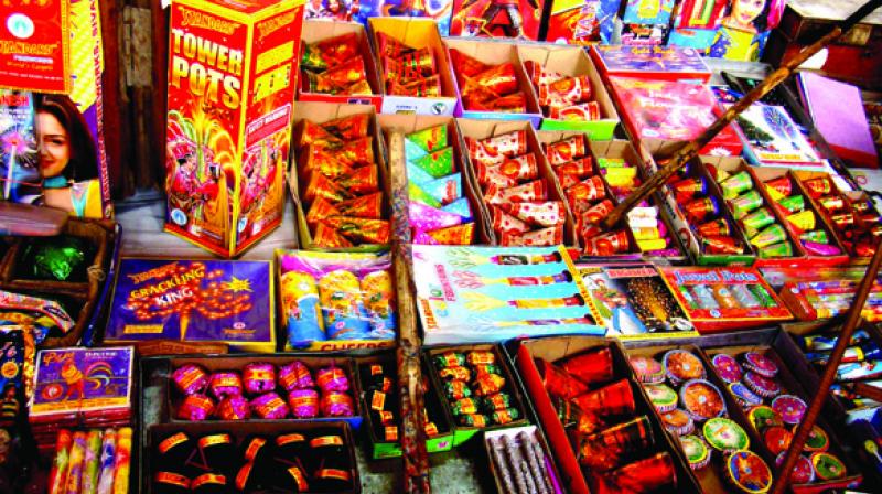 After the Supreme Court order, Delhi Police commissioner Amulya Patnaik had directed the deputy commissioners of police of the 13 police districts to ensure that crackers are not sold in the city. (Representational Image) After the Supreme Court order, Delhi Police commissioner Amulya Patnaik had directed the deputy commissioners of police of the 13 police districts to ensure that crackers are not sold in the city. (Representational Image)