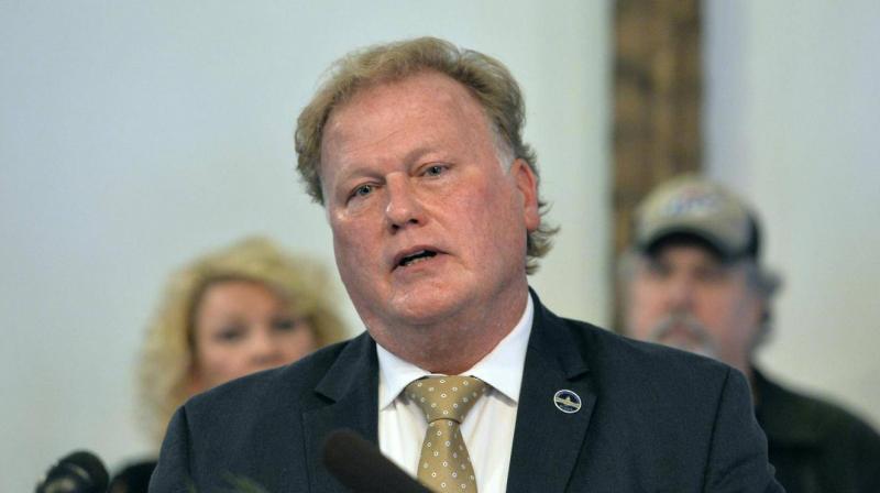 The sexual assault accusations against Johnson were revealed as a sexual harassment scandal involving four other Republican lawmakers was unfolding at the state Capitol. (Photo: AP) The sexual assault accusations against Johnson were revealed as a sexual harassment scandal involving four other Republican lawmakers was unfolding at the state Capitol. (Photo: AP)