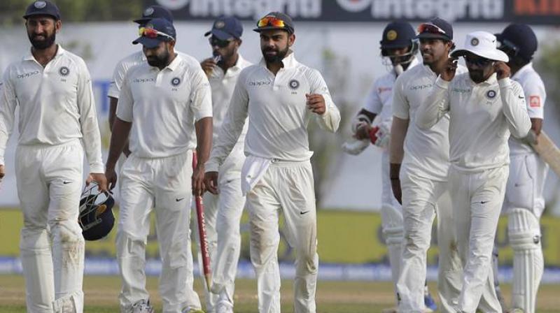 Opener KL Rahul's poor show with the bat could pave the way for Rohit Sharma's return to the Indian Test set-up when the selectors meet here on Thursday to decide the squad for the two-match series against South Africa next month. (Photo:AFP) Opener KL Rahul's poor show with the bat could pave the way for Rohit Sharma's return to the Indian Test set-up when the selectors meet here on Thursday to decide the squad for the two-match series against South Africa next month. (Photo:AFP)