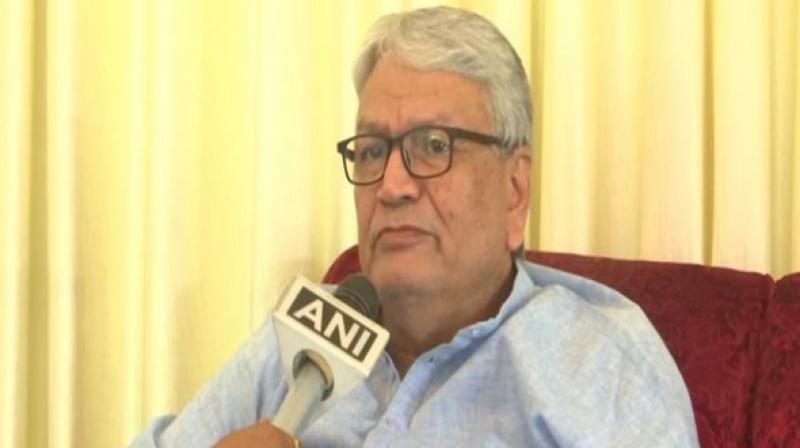 ‘In the letter, I mentioned that if Rahul wanted to continue at the post he very well could, but if not, then I would like to assume the responsibility for two years,’ Aslam Sher Khan said. (Photo: ANI) ‘In the letter, I mentioned that if Rahul wanted to continue at the post he very well could, but if not, then I would like to assume the responsibility for two years,’ Aslam Sher Khan said. (Photo: ANI)