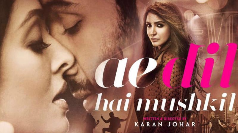 One of the posters of 'Ae Dil Hai Mushkil'. One of the posters of 'Ae Dil Hai Mushkil'.