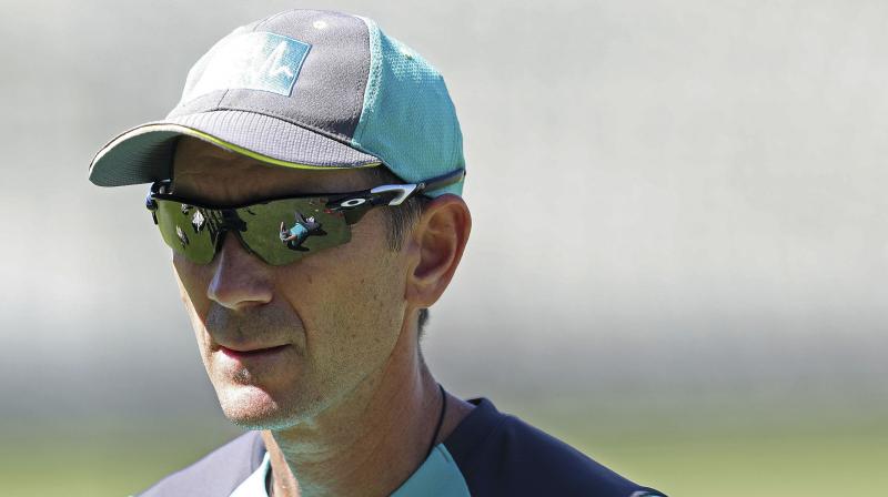 Australia coach Justin Langer claims there is a worldwide problem with ball-tampering, partly due to unresponsive pitches, while vowing it will never happen under his watch. (Photo: AP) Australia coach Justin Langer claims there is a worldwide problem with ball-tampering, partly due to unresponsive pitches, while vowing it will never happen under his watch. (Photo: AP)