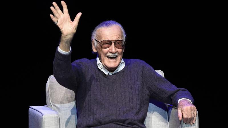 Stan Lee, known for his distinctive tinted glasses and impish grin, frequently appeared at fan events where he was revered. (Photo: AP) Stan Lee, known for his distinctive tinted glasses and impish grin, frequently appeared at fan events where he was revered. (Photo: AP)