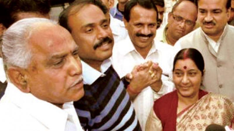 As the BJP state president B.S. Yeddyurappa led ‘Karnataka Parivartana Yatra’ is set to enter the district on Thursday, the ruling Congress dealt a severe blow to BJP. As the BJP state president B.S. Yeddyurappa led ‘Karnataka Parivartana Yatra’ is set to enter the district on Thursday, the ruling Congress dealt a severe blow to BJP.
