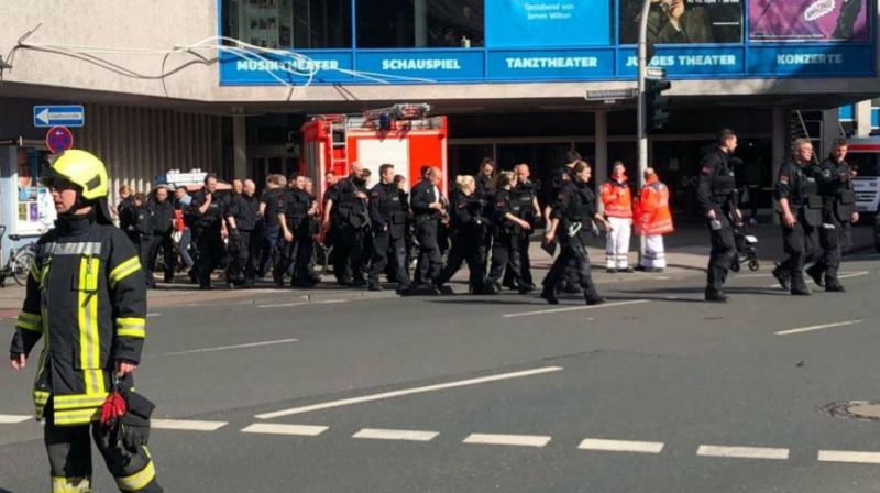 Several people injured as a car ploughed into a crowd in the western German city of Muenster on Saturday, police reported. (Photo: Twitter/ Daniel Kollenburg) Several people injured as a car ploughed into a crowd in the western German city of Muenster on Saturday, police reported. (Photo: Twitter/ Daniel Kollenburg)