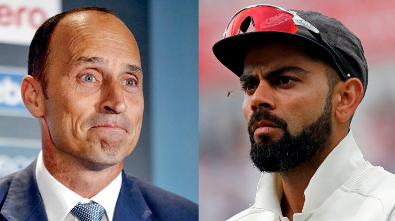 While Virat Kohli, the batsman, won Nasser Hussain’s praise, Kohli, the captain, came under former England skipper’s scrutiny. (Photo: AFP) While Virat Kohli, the batsman, won Nasser Hussain’s praise, Kohli, the captain, came under former England skipper’s scrutiny. (Photo: AFP)