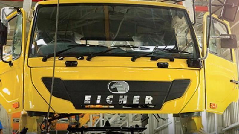 Eicher Motors on Thursday reported 25.36 per cent rise in consolidated net profit to Rs 576.18 crore for the quarter ended June 30, 2018. Eicher Motors on Thursday reported 25.36 per cent rise in consolidated net profit to Rs 576.18 crore for the quarter ended June 30, 2018.