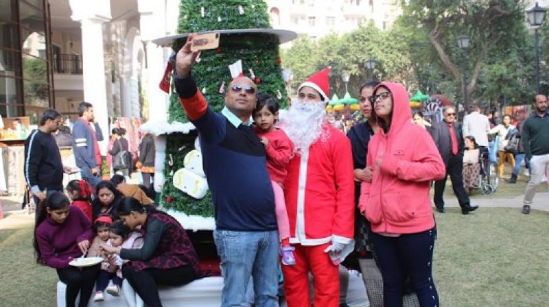Christmas Carnival at DLF Club5, Gurugram. Christmas Carnival at DLF Club5, Gurugram.