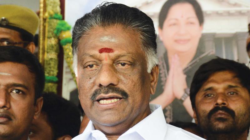 AIADMK (Puratchi Thalaivi Amma) leader O Panneerselvam. (Photo: File) AIADMK (Puratchi Thalaivi Amma) leader O Panneerselvam. (Photo: File)
