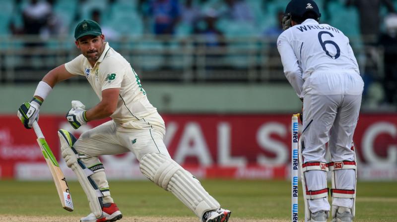 Muthusamy and Keshav Maharaj will resume day four on their overnight scores of 12 and 3 respectively. (Photo: AFP) Muthusamy and Keshav Maharaj will resume day four on their overnight scores of 12 and 3 respectively. (Photo: AFP)