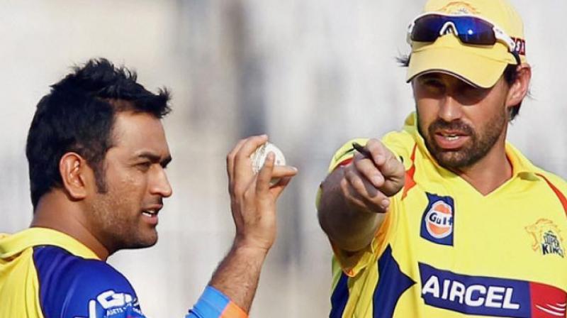 Chennai Super Kings head coach Stephen Fleming on Monday said that skipper Mahendra Singh Dhoni would play a 'more prominent' role as a batsman in the upcoming IPL by batting 'relatively high' in the order. (Photo: PTI) Chennai Super Kings head coach Stephen Fleming on Monday said that skipper Mahendra Singh Dhoni would play a 'more prominent' role as a batsman in the upcoming IPL by batting 'relatively high' in the order. (Photo: PTI)