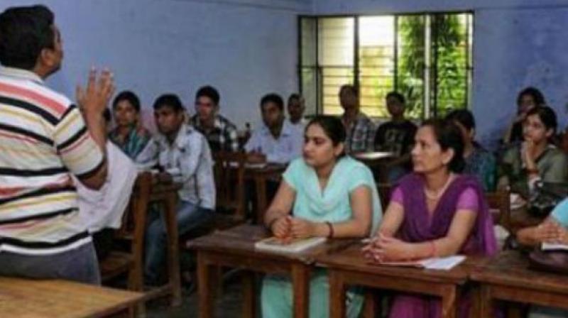 The teachers who have done ‘extraordinary’ work or made the ‘extraordinary contribution’ in the indicative parametres are selected for the Best teacher awards.(Representional Image) The teachers who have done ‘extraordinary’ work or made the ‘extraordinary contribution’ in the indicative parametres are selected for the Best teacher awards.(Representional Image)