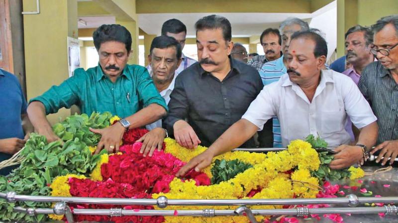 Kamal added, I think he lived life to the fullest and led a happy life. He would have completed a century in another 11 years. Kamal added, I think he lived life to the fullest and led a happy life. He would have completed a century in another 11 years.