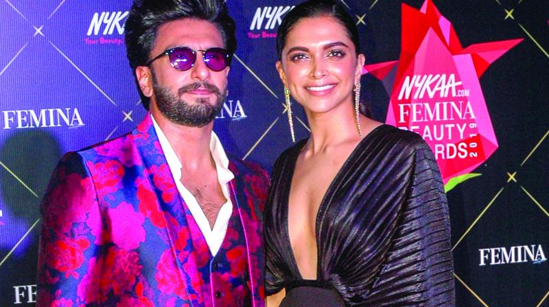 Ranveer Singh and Deepika Padukone. Ranveer Singh and Deepika Padukone.