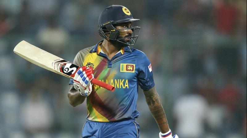 Chamara Kapugedera sustained what the International Cricket Council later confirmed was a knee injury on the eve of Sri Lanka's second match in the tournament against India. (Photo: AP) Chamara Kapugedera sustained what the International Cricket Council later confirmed was a knee injury on the eve of Sri Lanka's second match in the tournament against India. (Photo: AP)