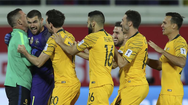 Australia's quarterfinal opposition will be the United Arab Emirates after the host side beat Kyrgyzstan 3-2 after extra time. (Photo: AP) Australia's quarterfinal opposition will be the United Arab Emirates after the host side beat Kyrgyzstan 3-2 after extra time. (Photo: AP)