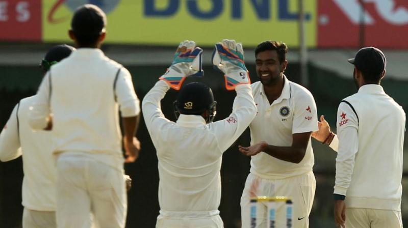 Star India all-rounder Ravichandran Ashwin kept his team firmly on course for yet another comprehensive victory. (Photo: PTI) Star India all-rounder Ravichandran Ashwin kept his team firmly on course for yet another comprehensive victory. (Photo: PTI)