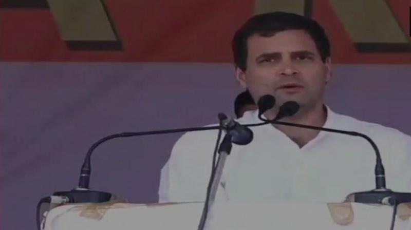 The Congress will never attack the indigenous language, culture, customs and traditions of Arunachal and other Northeast states, Rahul said, in a clear dig at the NDA’s preference for the Hindi heartland. (Photo: ANI | Twitter) The Congress will never attack the indigenous language, culture, customs and traditions of Arunachal and other Northeast states, Rahul said, in a clear dig at the NDA’s preference for the Hindi heartland. (Photo: ANI | Twitter)