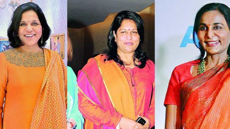 The Apollo sisters: Shobana, Suneeta and Sangita. The Apollo sisters: Shobana, Suneeta and Sangita.