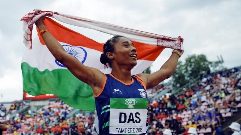 The 18-year-old, on Thursday, made the country proud as she scripted history by clinching the top spot in the women's 400 m final race at the World U-20 Championships in Tampere, Finland.(Photo: AP) The 18-year-old, on Thursday, made the country proud as she scripted history by clinching the top spot in the women's 400 m final race at the World U-20 Championships in Tampere, Finland.(Photo: AP)