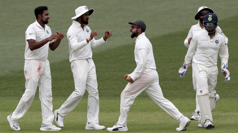 Indian cricket legends including VVS Laxman and Sachin Tendulkar hailed the current Test team on Monday after they ended a 10-year victory drought in Australia with a thrilling win in Adelaide. (Photo: AP) Indian cricket legends including VVS Laxman and Sachin Tendulkar hailed the current Test team on Monday after they ended a 10-year victory drought in Australia with a thrilling win in Adelaide. (Photo: AP)