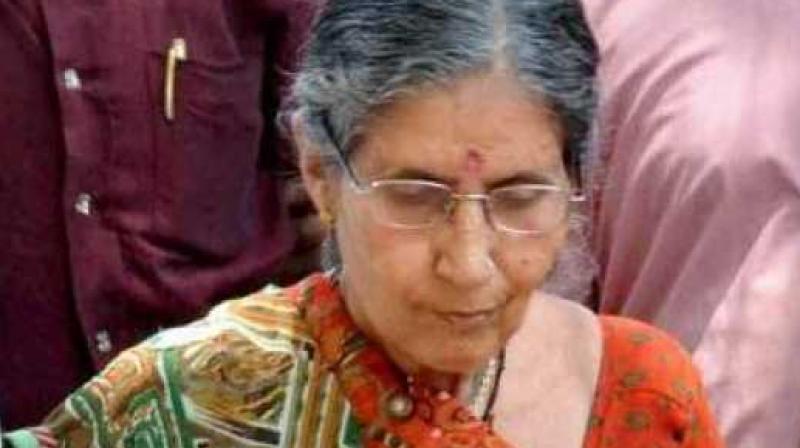 'I am surprised over Anandiben telling the press that Narendra bhai was not married (to Jashodaben),' says Prime Minister Narendra Modi's estranged wife Jashodaben Patel. (Photo: File) 'I am surprised over Anandiben telling the press that Narendra bhai was not married (to Jashodaben),' says Prime Minister Narendra Modi's estranged wife Jashodaben Patel. (Photo: File)
