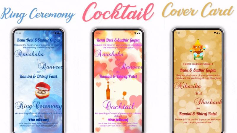 Simplifying the concept of wedding in India with GIF invite. (Photo: File) Simplifying the concept of wedding in India with GIF invite. (Photo: File)