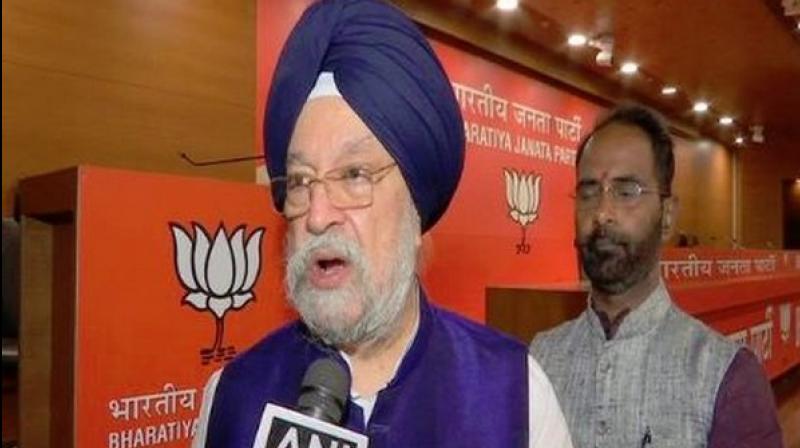 To a question on the decline of the domestic civil aviation market, Puri said that it is only a 'narrative' that the domestic civil aviation market is declining. (Photo: ANI) To a question on the decline of the domestic civil aviation market, Puri said that it is only a 'narrative' that the domestic civil aviation market is declining. (Photo: ANI)