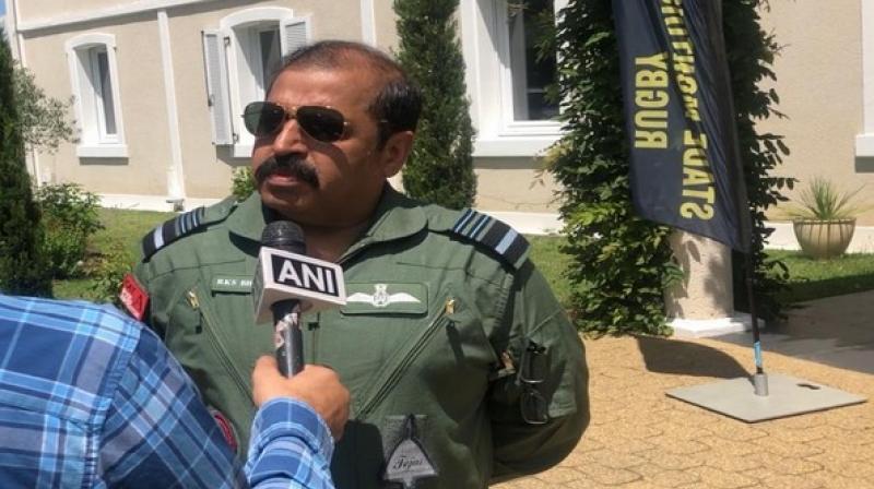 ‘Once the Su-30MKI and the Rafale start operating together, it will be a potent combination against our adversaries, be it Pakistan or anybody else,’ said Indian Air Force Vice Chief Air Marshal RKS Bhadauria. (Photo: ANI) ‘Once the Su-30MKI and the Rafale start operating together, it will be a potent combination against our adversaries, be it Pakistan or anybody else,’ said Indian Air Force Vice Chief Air Marshal RKS Bhadauria. (Photo: ANI)