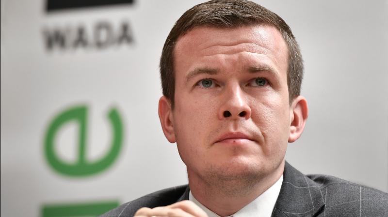 World Anti-Doping Agency (WADA) president Witold Banka at a press conference in Lausanne late last year. AFP Photo