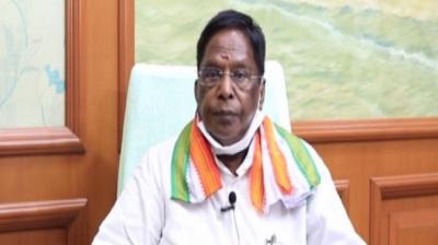 Puducherry Chief Minister V Narayanasamy (ANI)