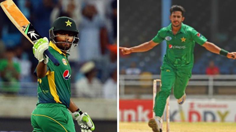 Azam stroked yet another hundred against the West Indies and Hasan Ali claimed five wickets as Pakistan beat hosts by 74 runs in second ODI to level the three-match series. (Photo: AFP) Azam stroked yet another hundred against the West Indies and Hasan Ali claimed five wickets as Pakistan beat hosts by 74 runs in second ODI to level the three-match series. (Photo: AFP)