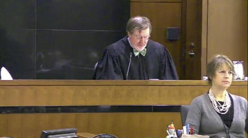 Judge James Robart listening to a case at Seattle Courthouse. (Photo: AP) Judge James Robart listening to a case at Seattle Courthouse. (Photo: AP)