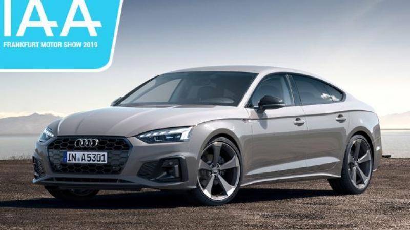 Audi A5 facelift features redesigned headlamps, rear bumper and tail lamps. Audi A5 facelift features redesigned headlamps, rear bumper and tail lamps.