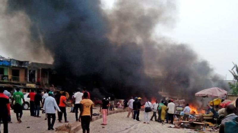 NEMA northeast region spokesman Abdulkadir Ibrahim said two female suicide bombers tried to get into the camp but were thwarted by security personnel. (Photo: AP/Representational) NEMA northeast region spokesman Abdulkadir Ibrahim said two female suicide bombers tried to get into the camp but were thwarted by security personnel. (Photo: AP/Representational)