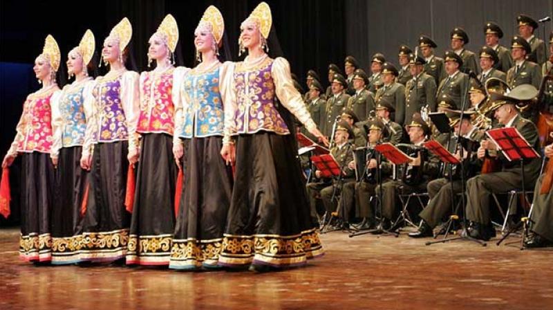 The Red Army Choir was founded in 1928. (Photo: AFP) The Red Army Choir was founded in 1928. (Photo: AFP)