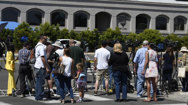 The shooting in the town of Poway, north of San Diego, came exactly six months after a white supremacist killed 11 people at Pittsburgh's Tree of Life synagogue. (Photo:AP) The shooting in the town of Poway, north of San Diego, came exactly six months after a white supremacist killed 11 people at Pittsburgh's Tree of Life synagogue. (Photo:AP)