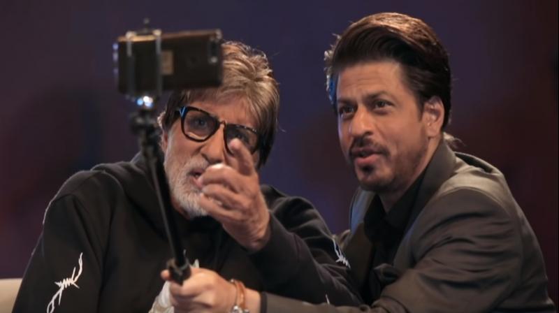 Screengrab of Badla Unplugged - Episode 2 featuring Amitabh Bachchan and Shah Rukh Khan. (Courtesy: YouTube/Red Chillies Entertainment) Screengrab of Badla Unplugged - Episode 2 featuring Amitabh Bachchan and Shah Rukh Khan. (Courtesy: YouTube/Red Chillies Entertainment)