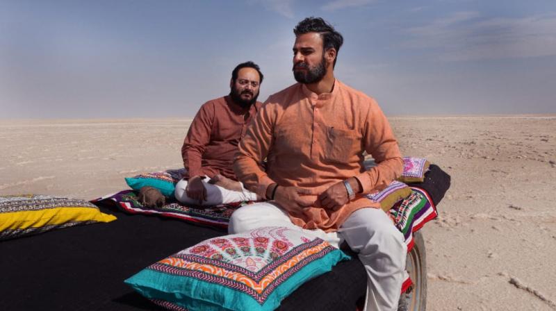 A still from PM Narendra Modi film featuring Vivek Oberoi and Manoj Joshi. A still from PM Narendra Modi film featuring Vivek Oberoi and Manoj Joshi.