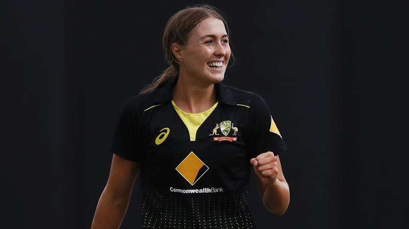 Hosts and defending champions Australia received a blow on the eve of the opening match of the Womens Twenty20 World Cup when pace bowler Tayla Vlaeminck was ruled out of the tournament with a foot injury on Thursday. (Photo:AFP)