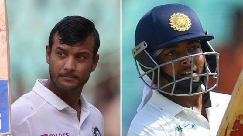 Indias opening pair of Mayank Agarwal and Prithivi Shaw may be inexperienced but has enough talent to make a difference in the upcoming two-Test series, feels senior New Zealand pacer Tim Southee. (Photo:AFP)