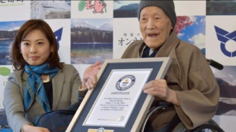 Life's sweet for world's oldest man at 112